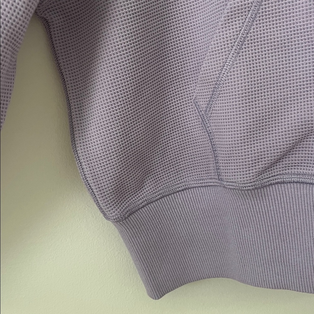 NWT Aritzia Lavender Zip-Up Hoodie Size Small - Picture 5 of 8